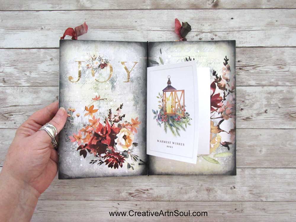 How to Make a Quick and Easy Printable Christmas Keepsake Junk Journal