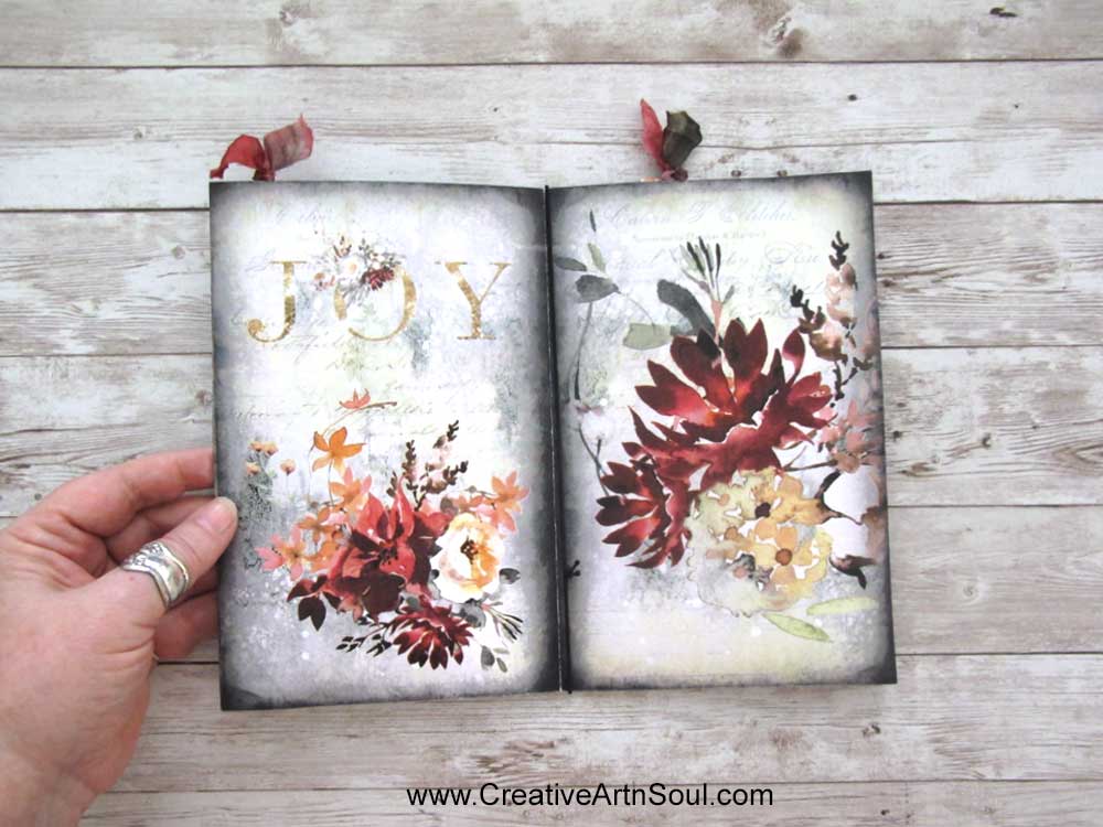 How to Make a Quick and Easy Printable Christmas Keepsake Junk Journal