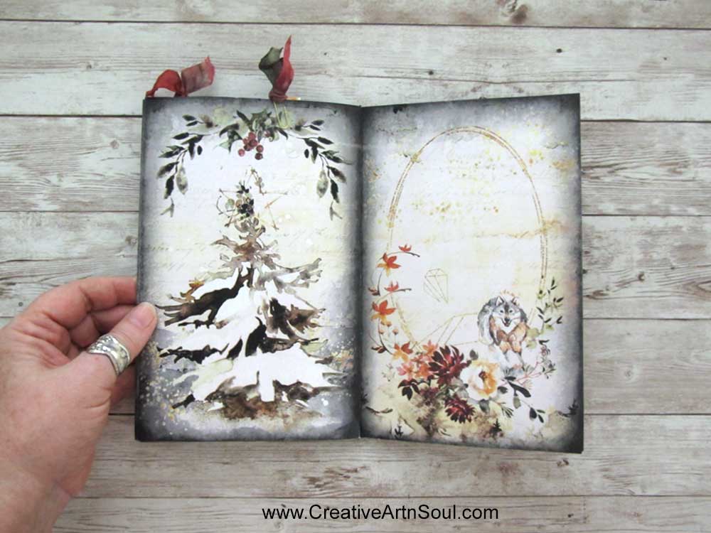 How to Make a Quick and Easy Printable Christmas Keepsake Junk Journal