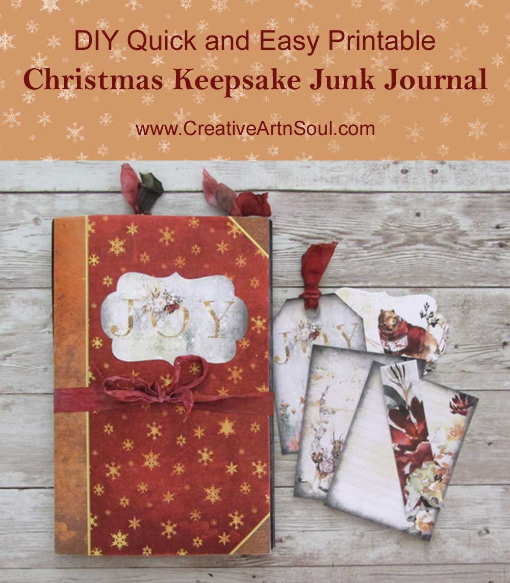 How to Make a Quick and Easy Printable Christmas Keepsake Journal