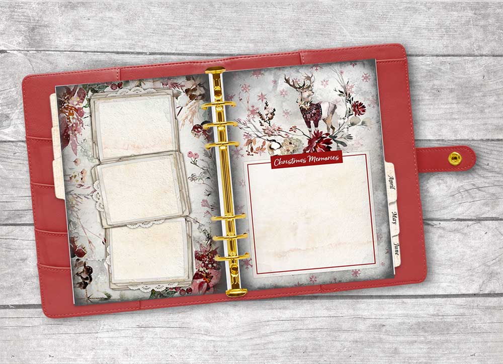 How to Make a Quick and Easy Printable Christmas Keepsake Journal