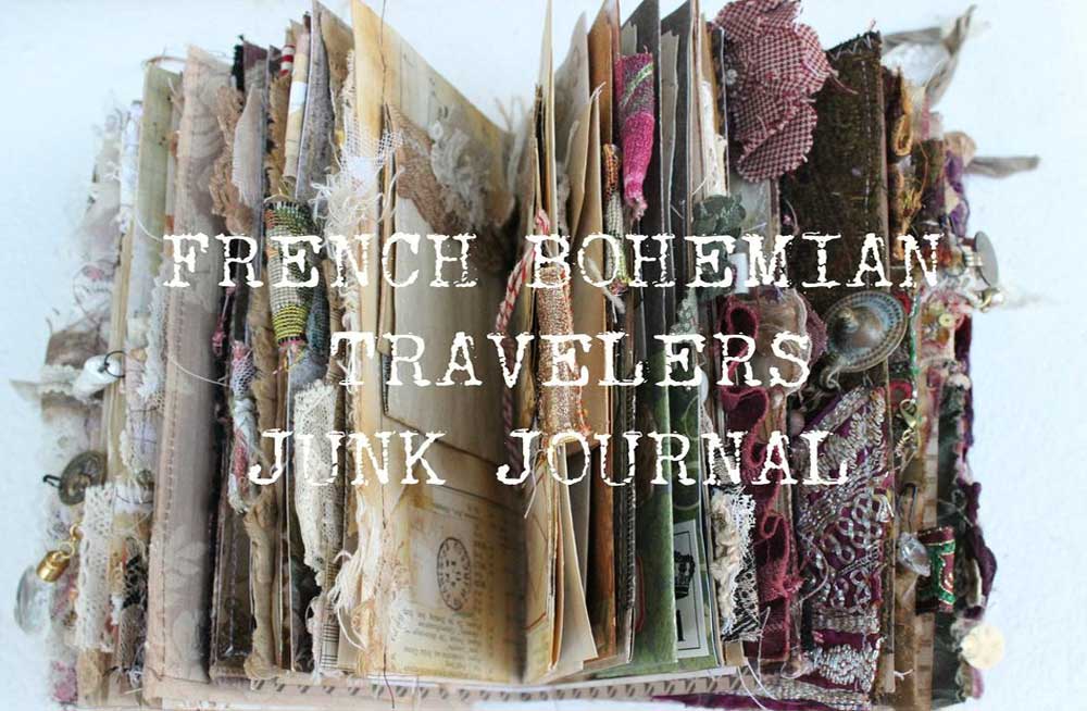 French Bohemian Travelers Junk Journal