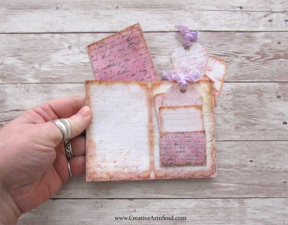 Make a Mini Junk Journal From One Sheet of Paper
