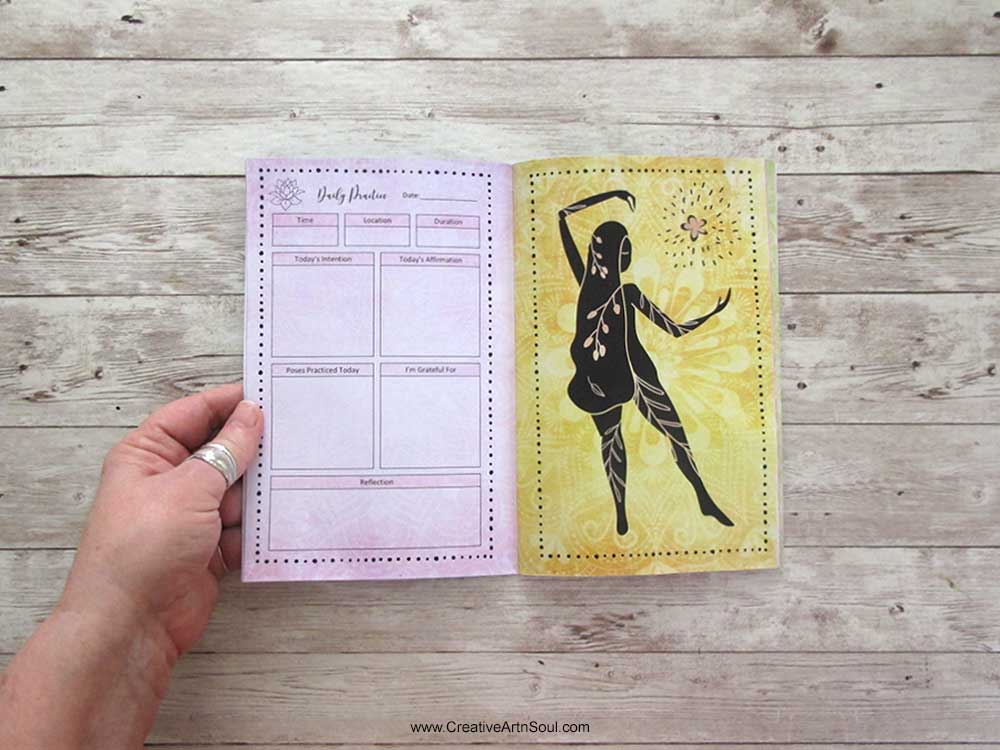 How to Make a Printable Yoga Journal and Planner