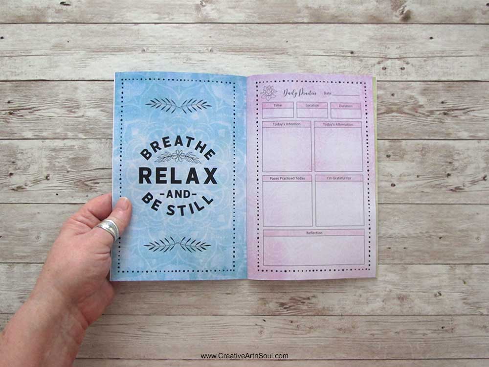 How to Make a Printable Yoga Journal and Planner