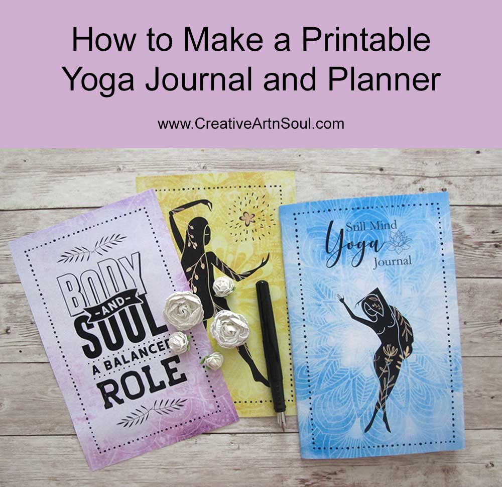 How to Make a Printable Yoga Journal and Planner