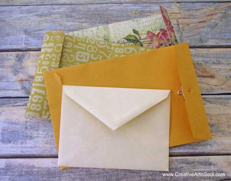 How to Make a Junk Journal from Cards and Envelopes - Project Idea 