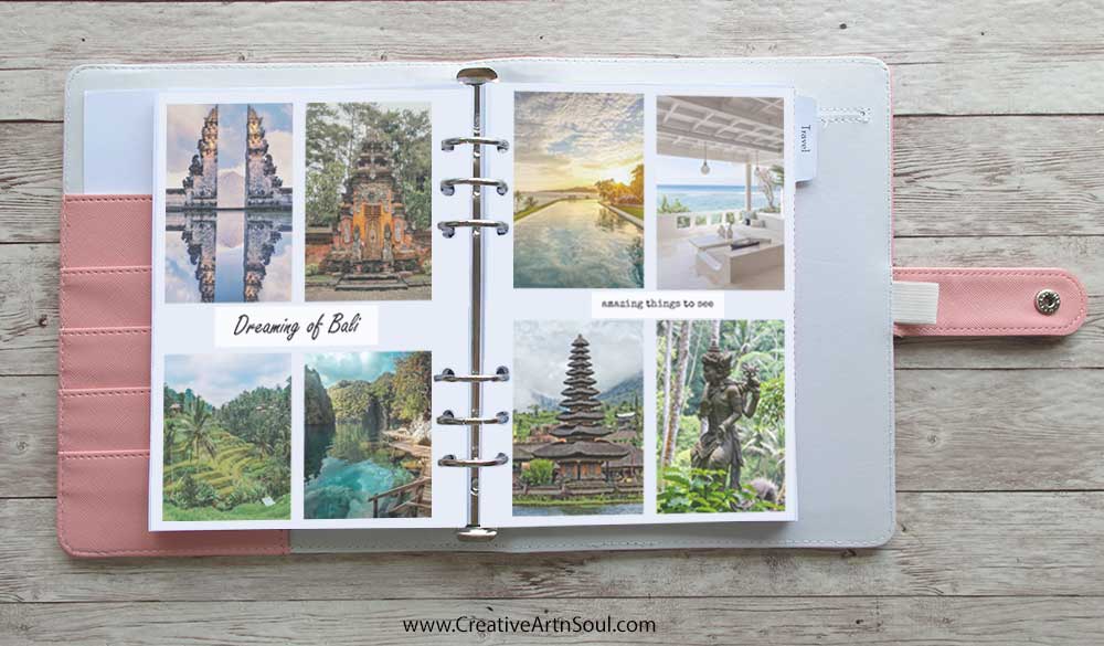 How to Make a Vision Board Journal