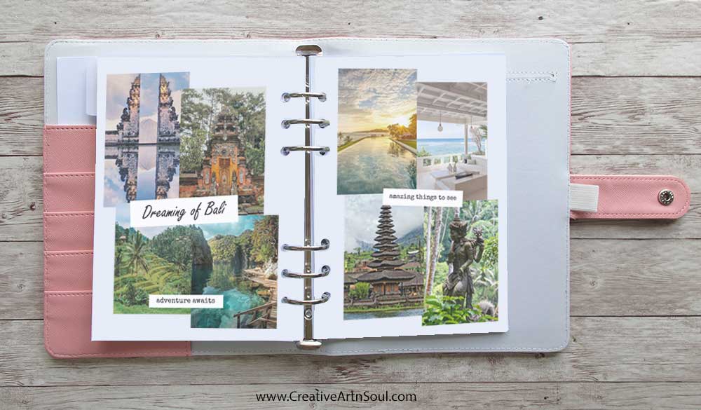 How to Make a Vision Board Journal