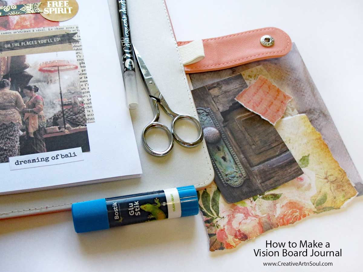 How to Make a Vision Board Journal