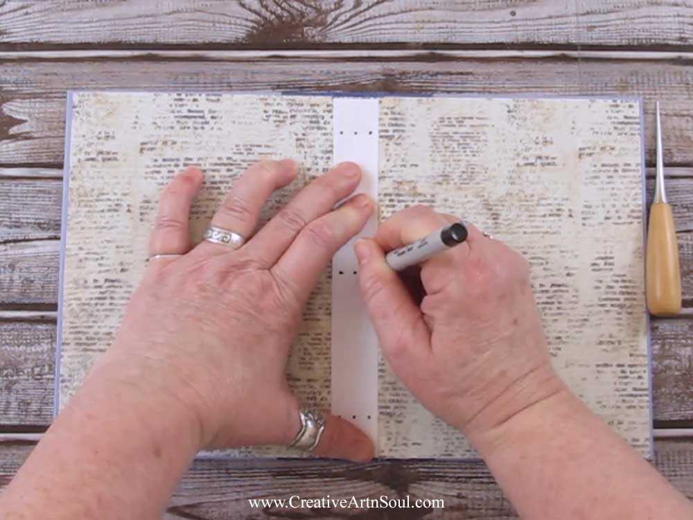 How to make a Junk Journal with Fabric Embellishments