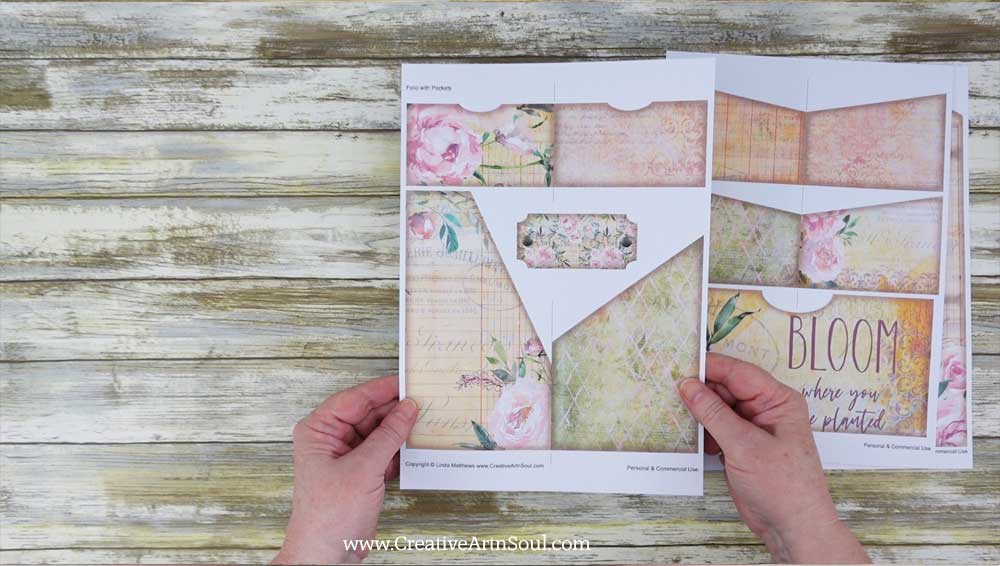 Junk Journal Folio with Pockets Tutorial