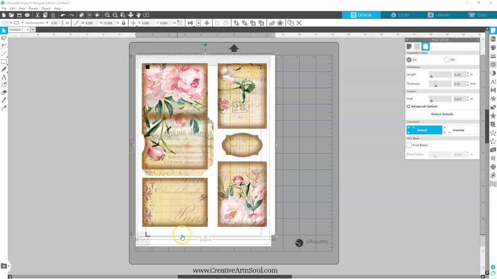 How to Print and Cut Junk Journal Printables Using Silhouette Cameo