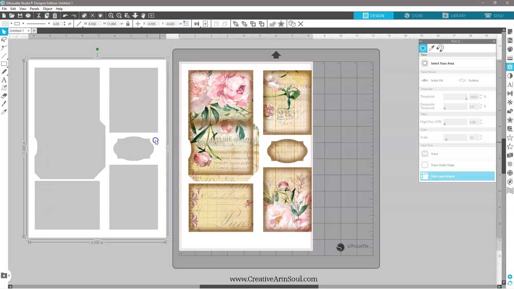 How to Print and Cut Junk Journal Printables Using Silhouette Cameo