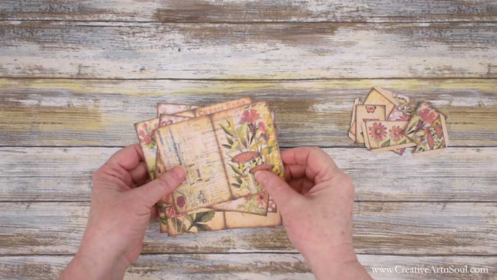 How to Make a Printable Mini Junk Journal from a Full Size Printable Junk Journal Kit