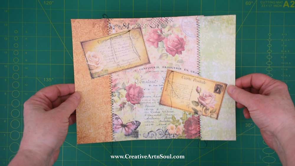 How to Make Machine Stitched Junk Journal Pages