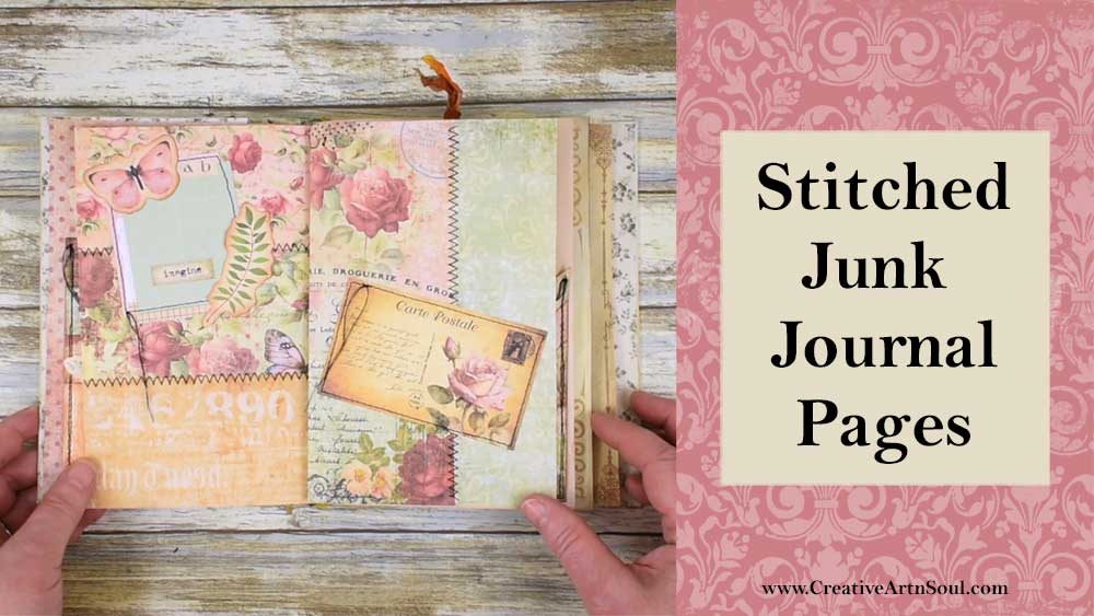 How to Make Stitched Junk Journal Pages