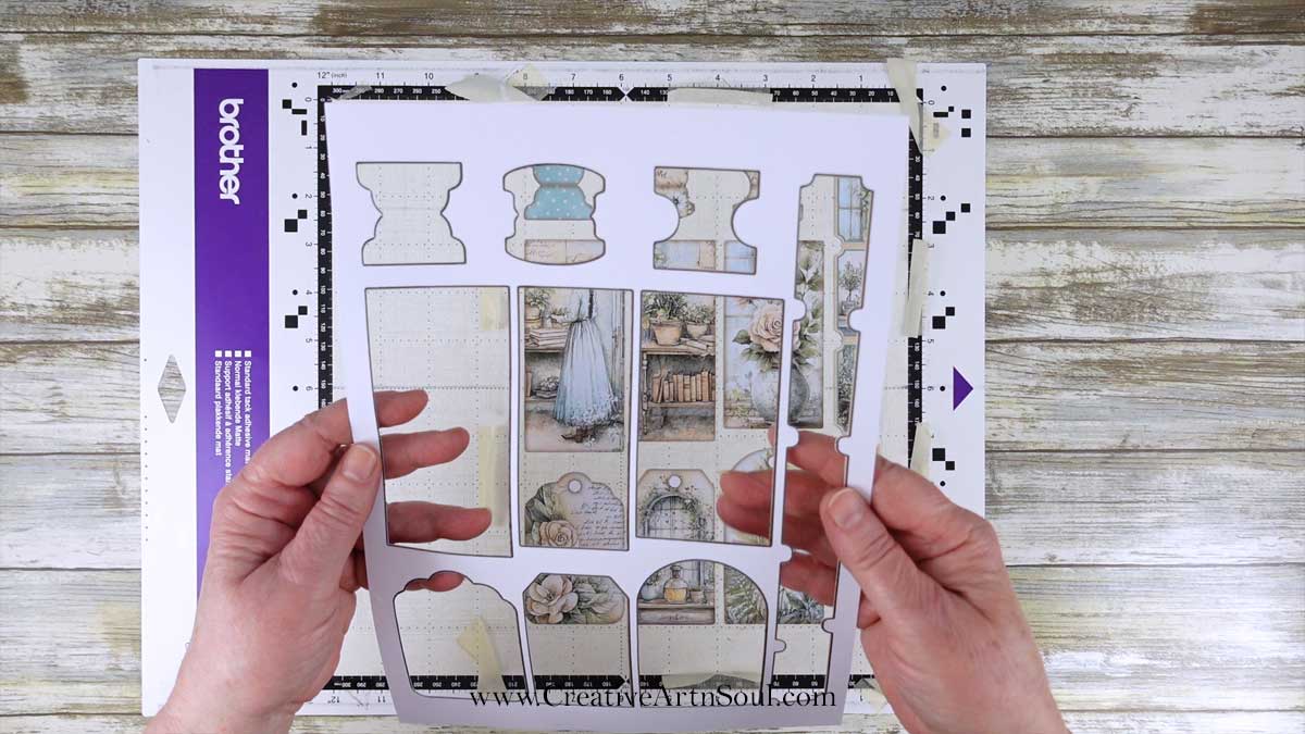 How to Cut Junk Journal Printables using the Brother Scan'N'Cut Machine