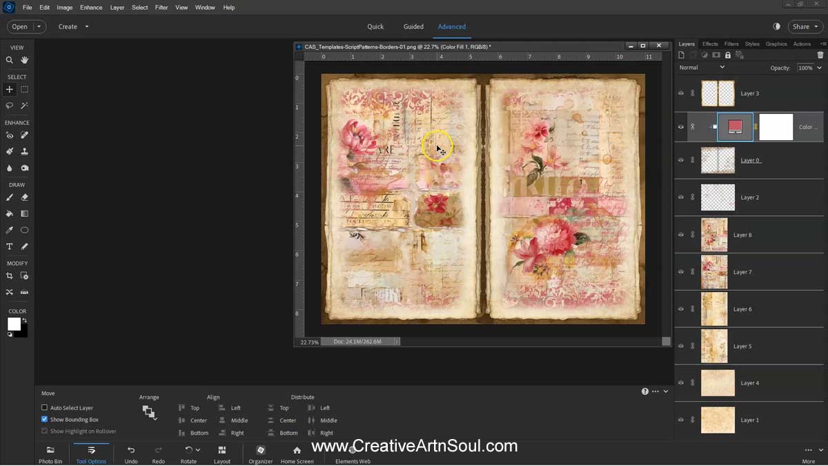 Make Unique Printable Junk Journal Pages using Quick and Easy Overlay Templates
