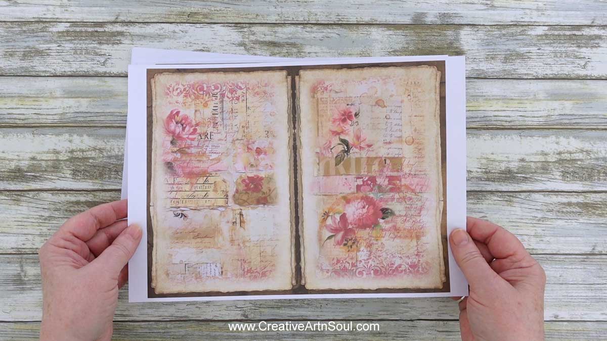 Make Unique Printable Junk Journal Pages using Quick and Easy Overlay Templates