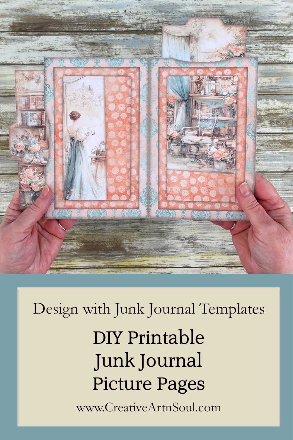DIY Printable Junk Journal Picture Pages