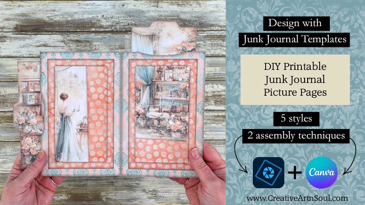 DIY Printable Junk Journal Picture Pages