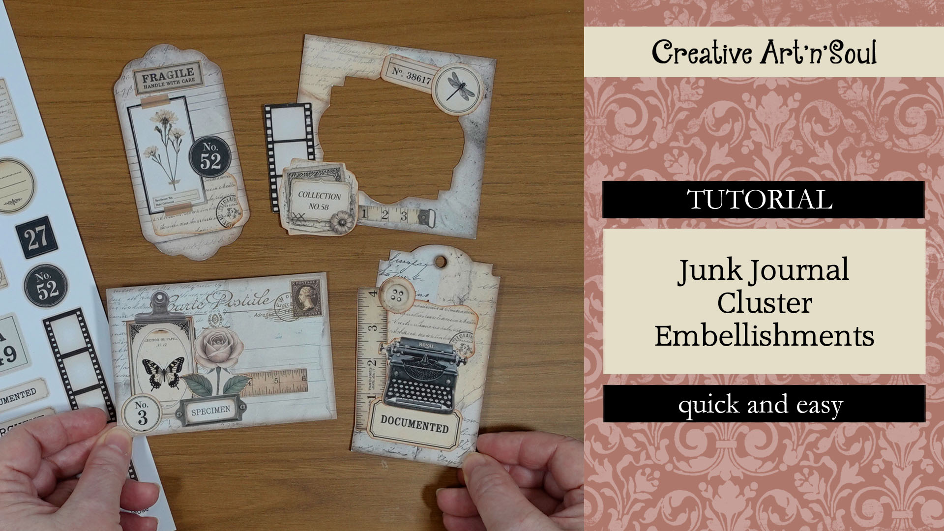 Printable Cluster Embellishments