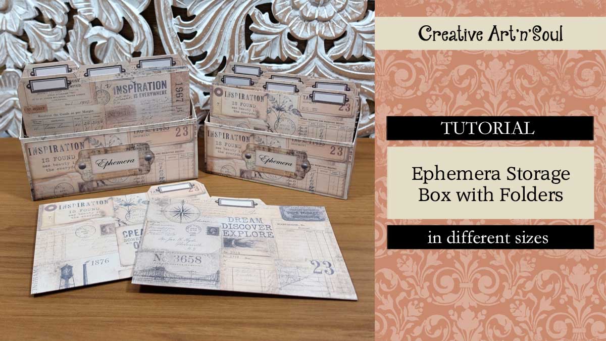 Make Your Own Ephemera Storage Box with Folders