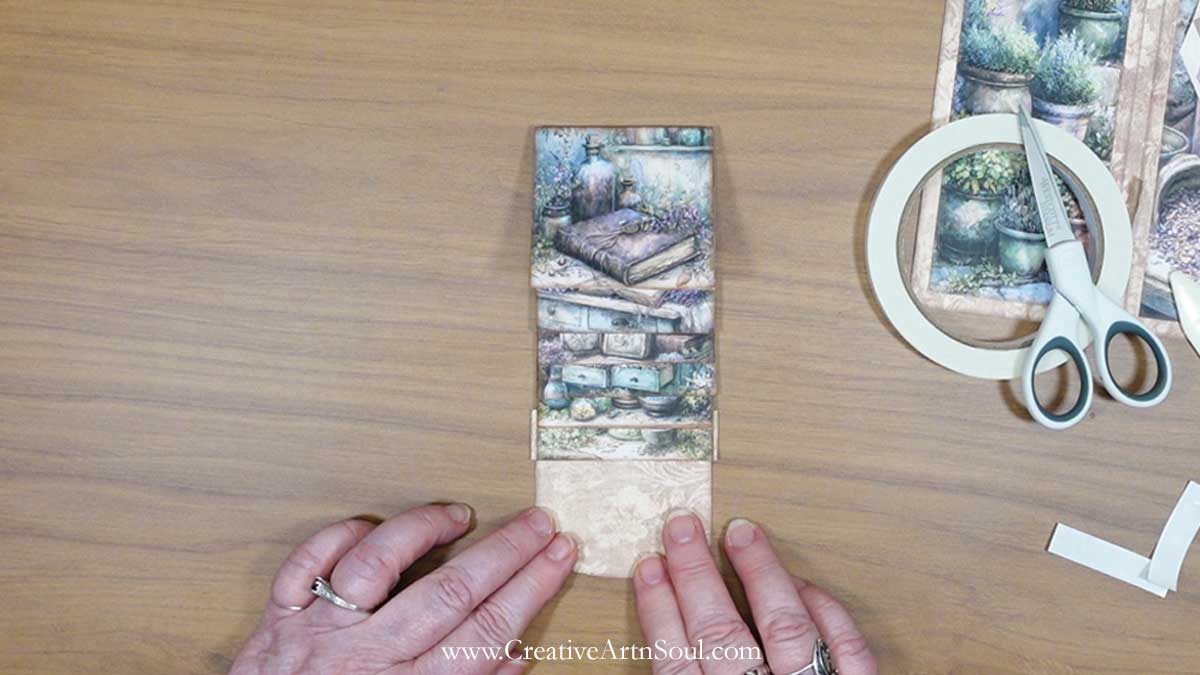 Make the Waterfall Card Section