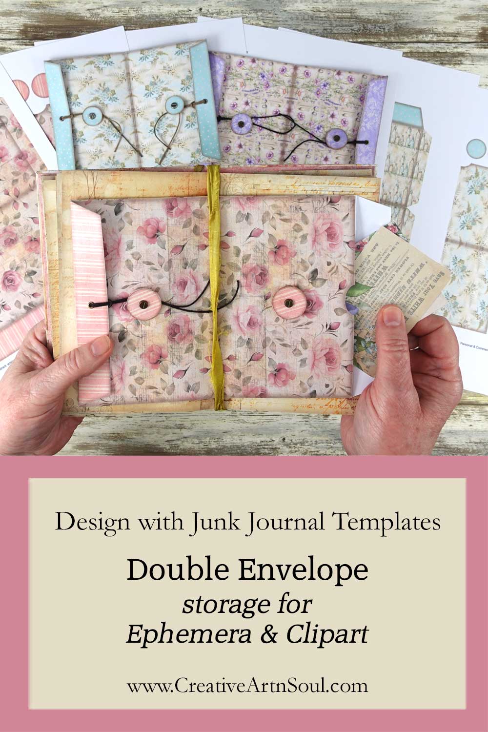 DIY Junk Journal Double Envelope