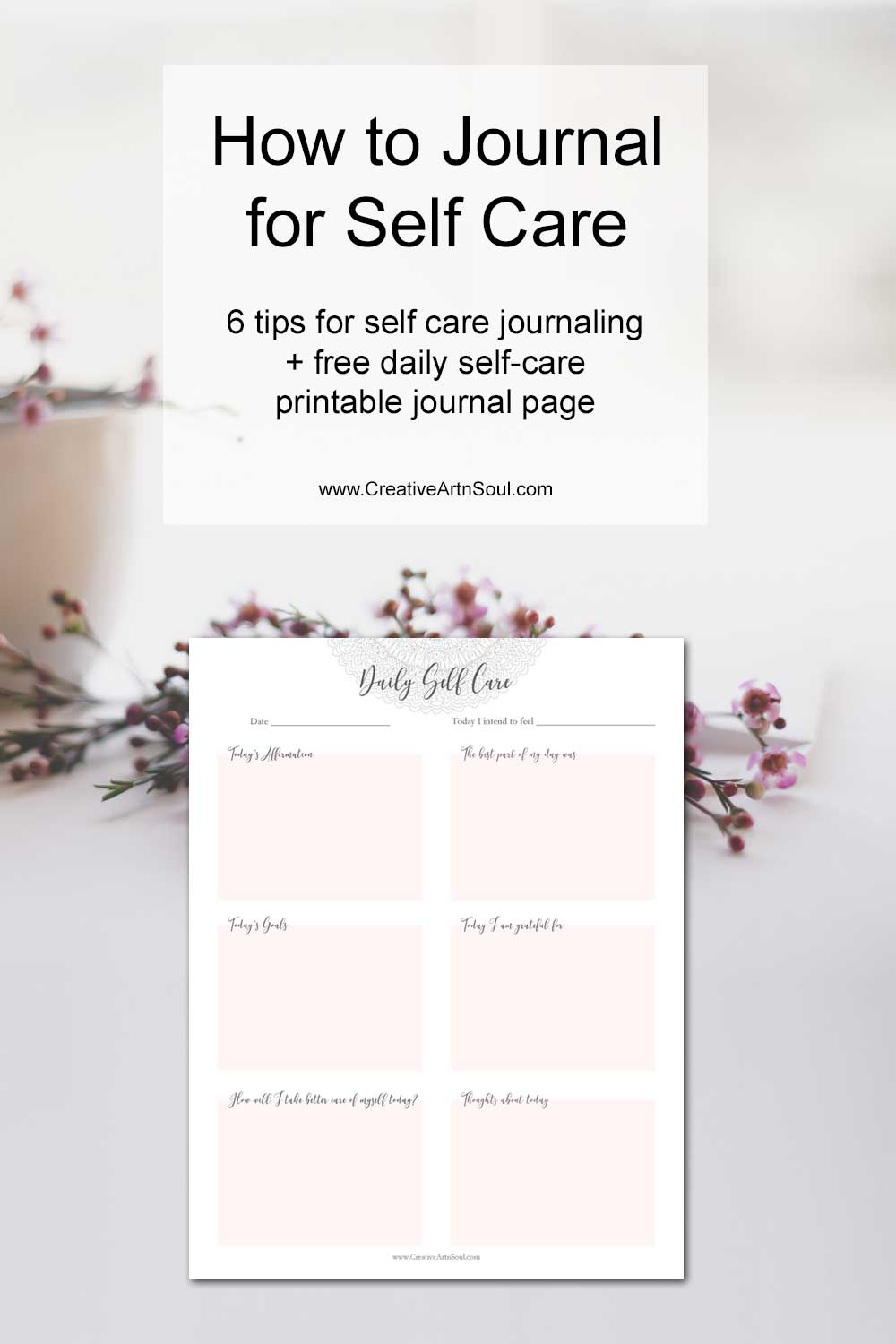 How to Journal for Self Care