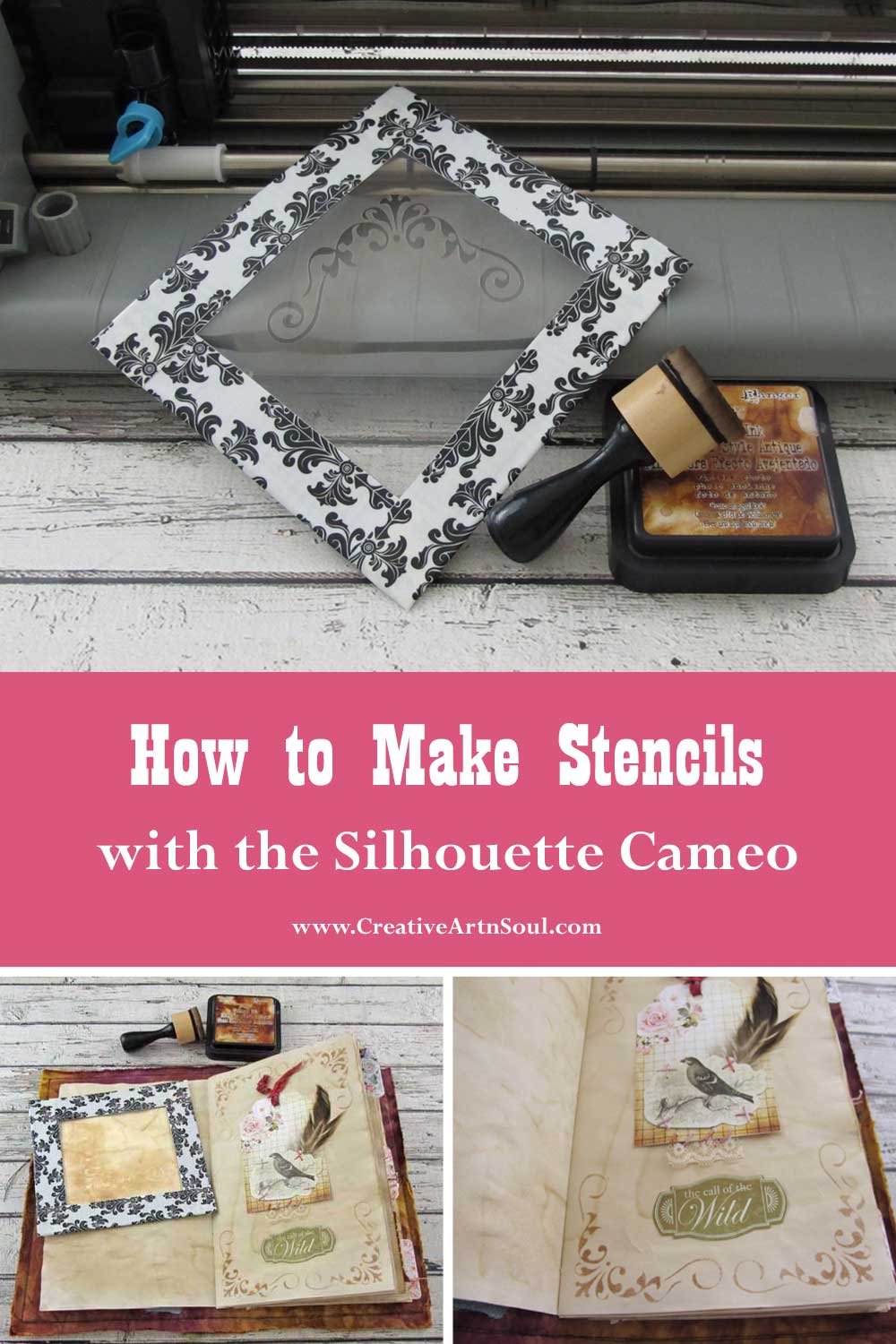 How to Make Stencils with the Silhouette Cameo