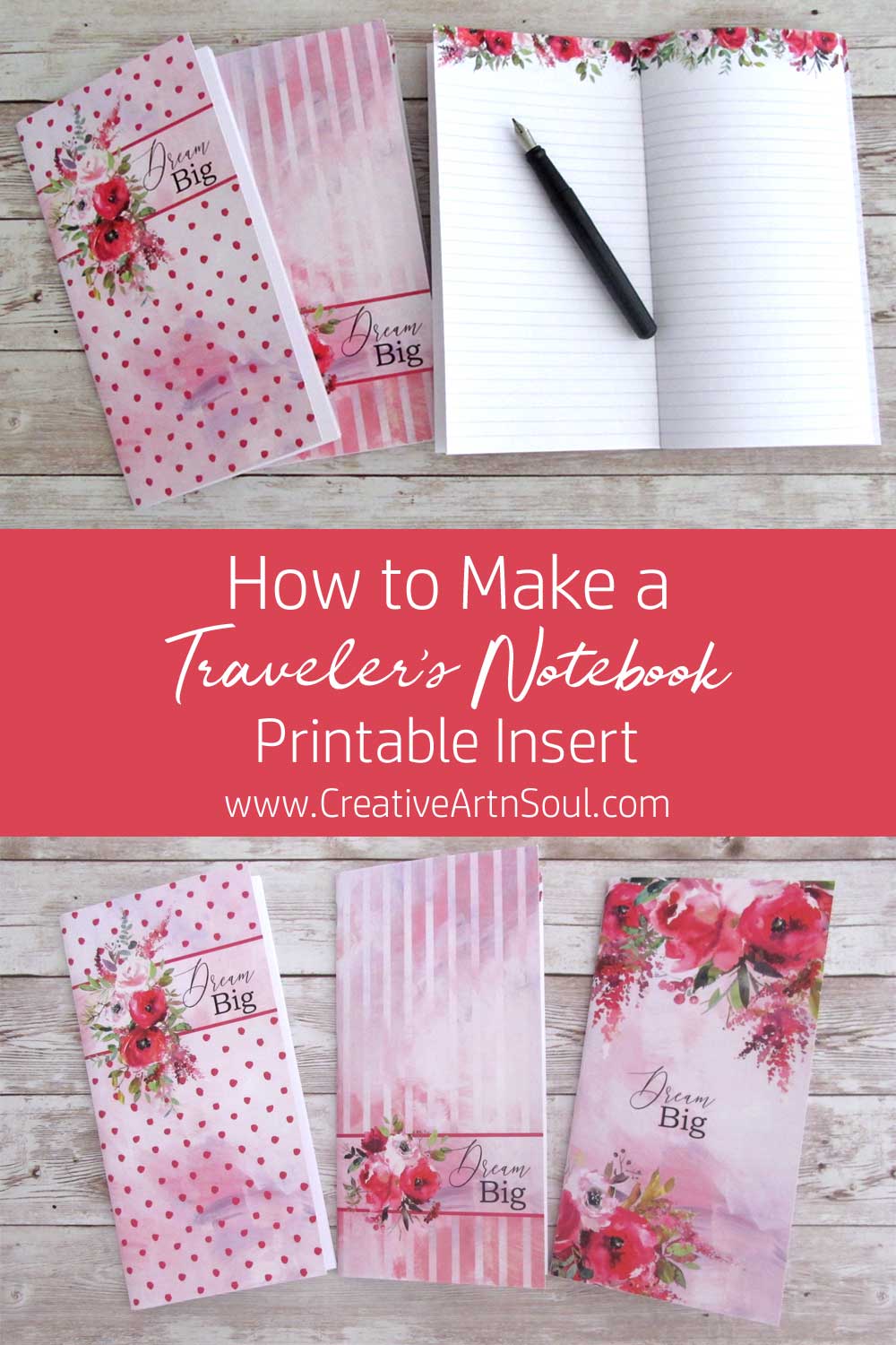 How to Make a Traveler's Notebook Insert