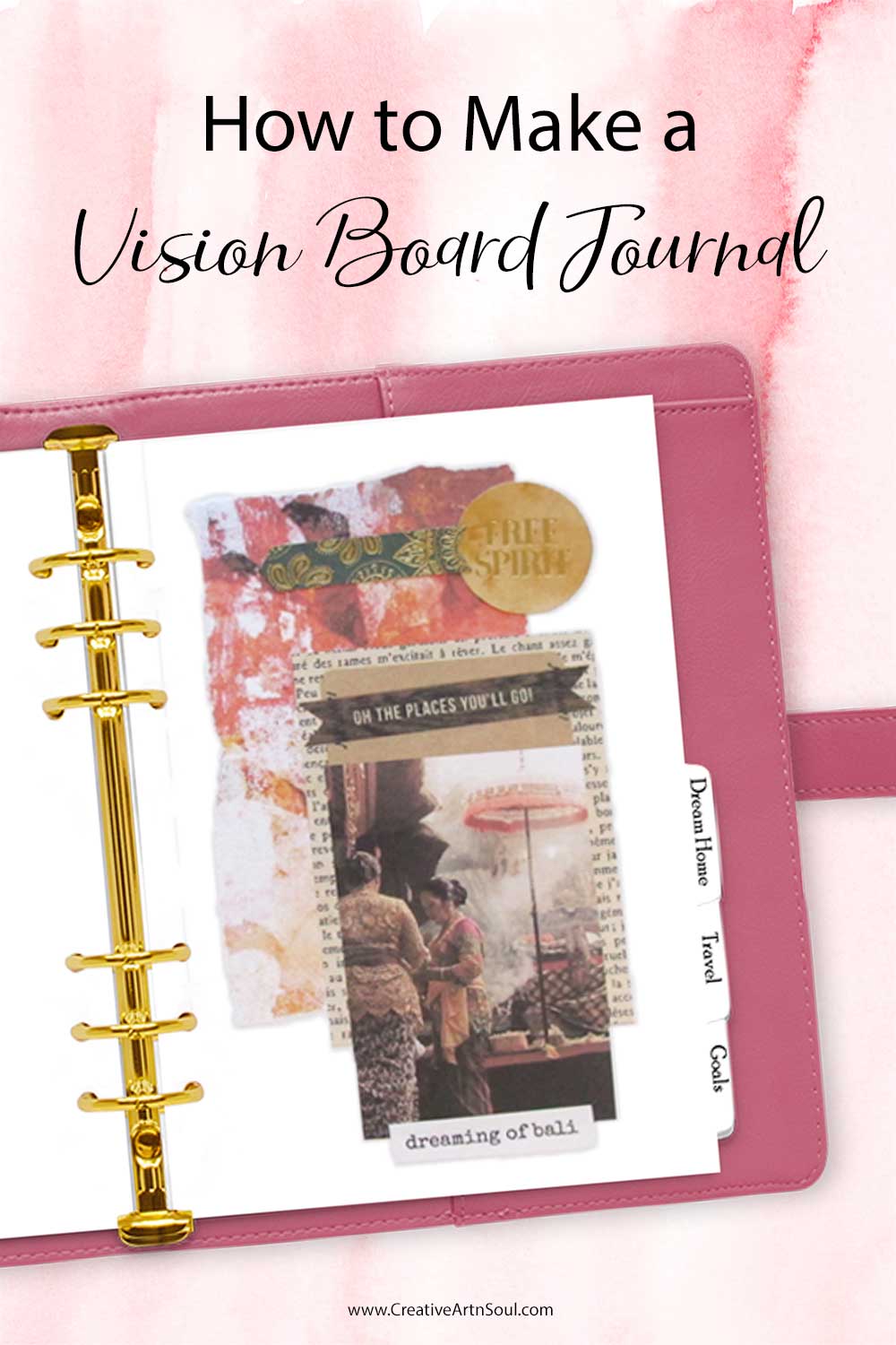 Make a Vision Board Journal to Manifest Your Goals and Dreams > Creative  ArtnSoul