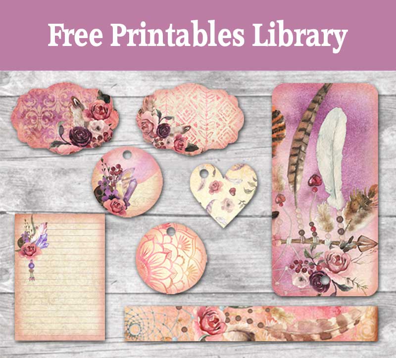 10 Sets of Free Vintage Printables for Your Junk Journals > Creative