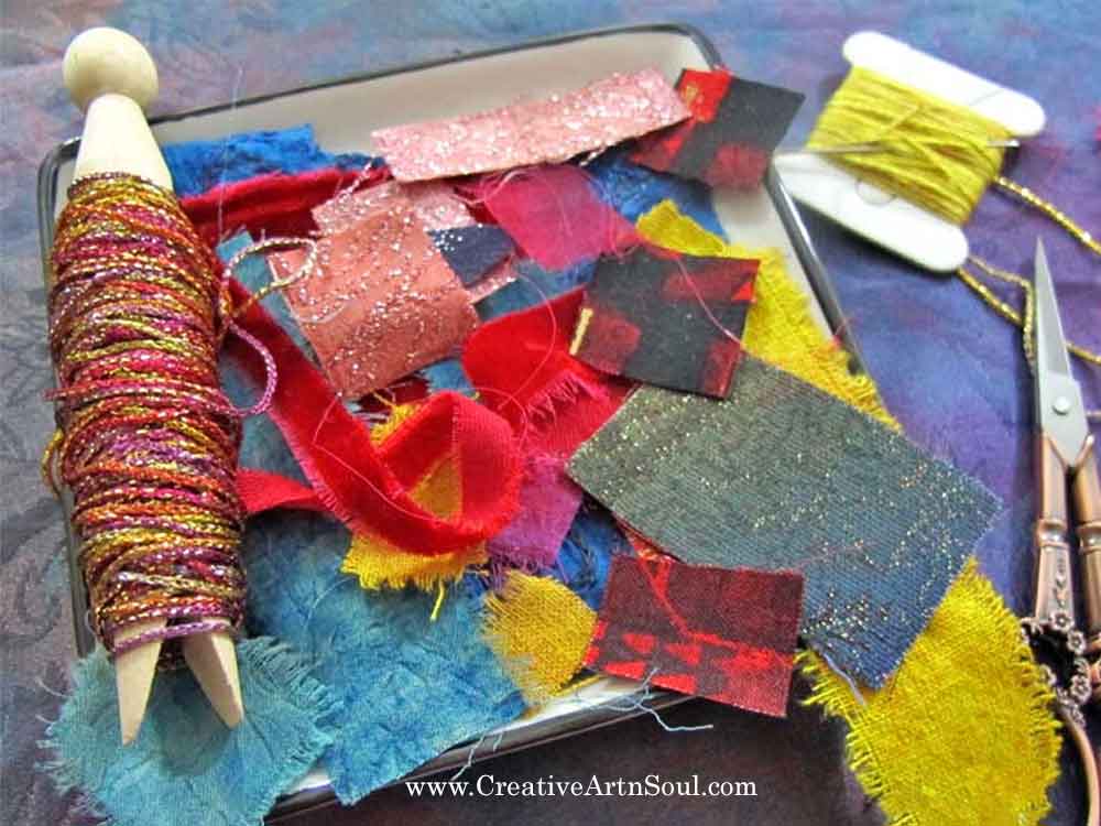 Make Your Own Stitched Mixed Media Mini-Journal