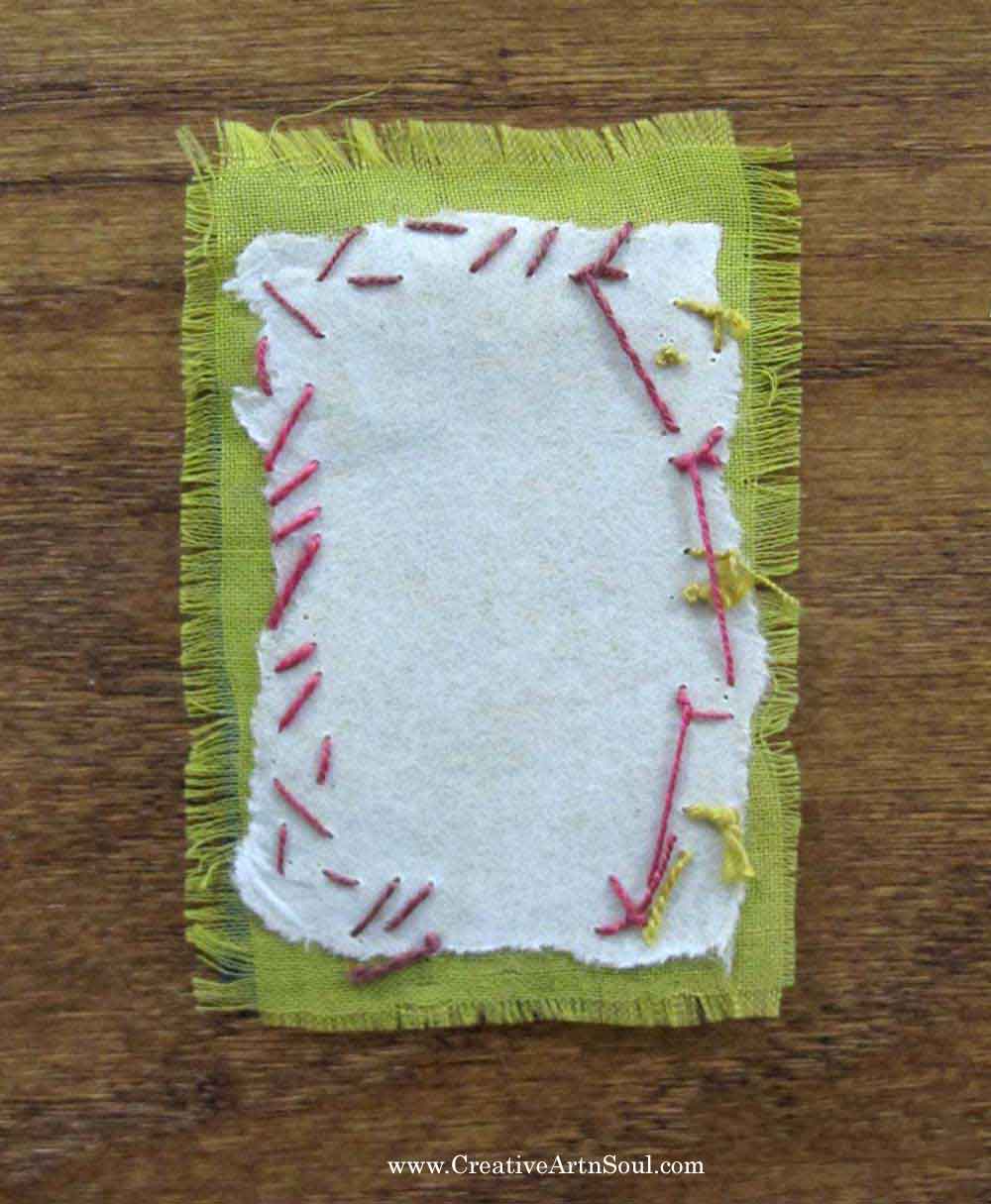 Make Your Own Stitched Mixed Media Mini-Journal