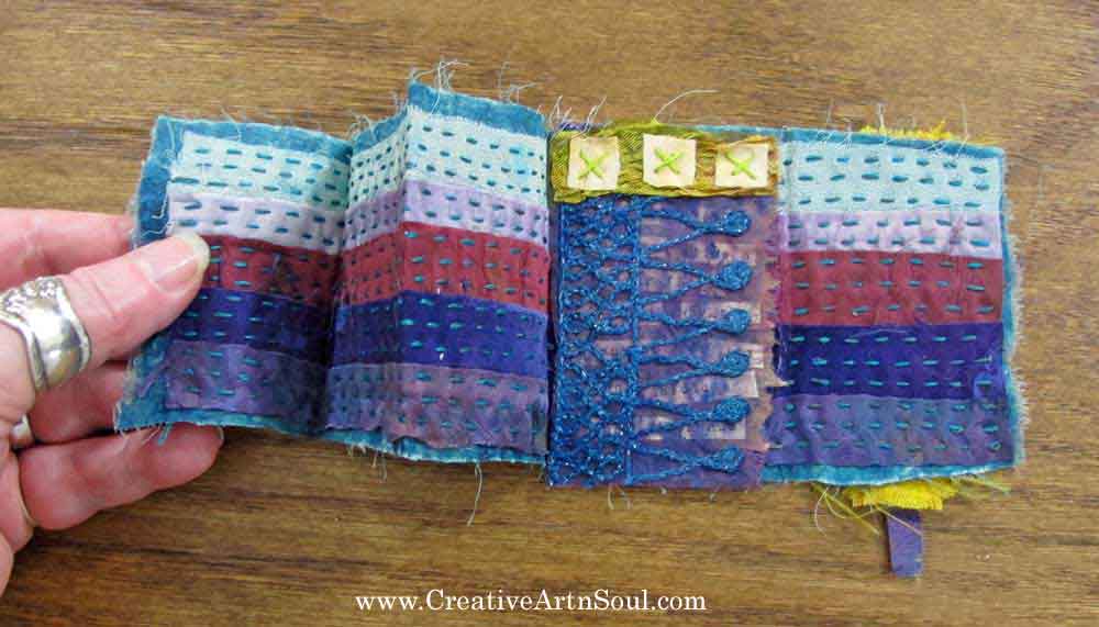 Make Your Own Stitched Mixed Media Mini-Journal