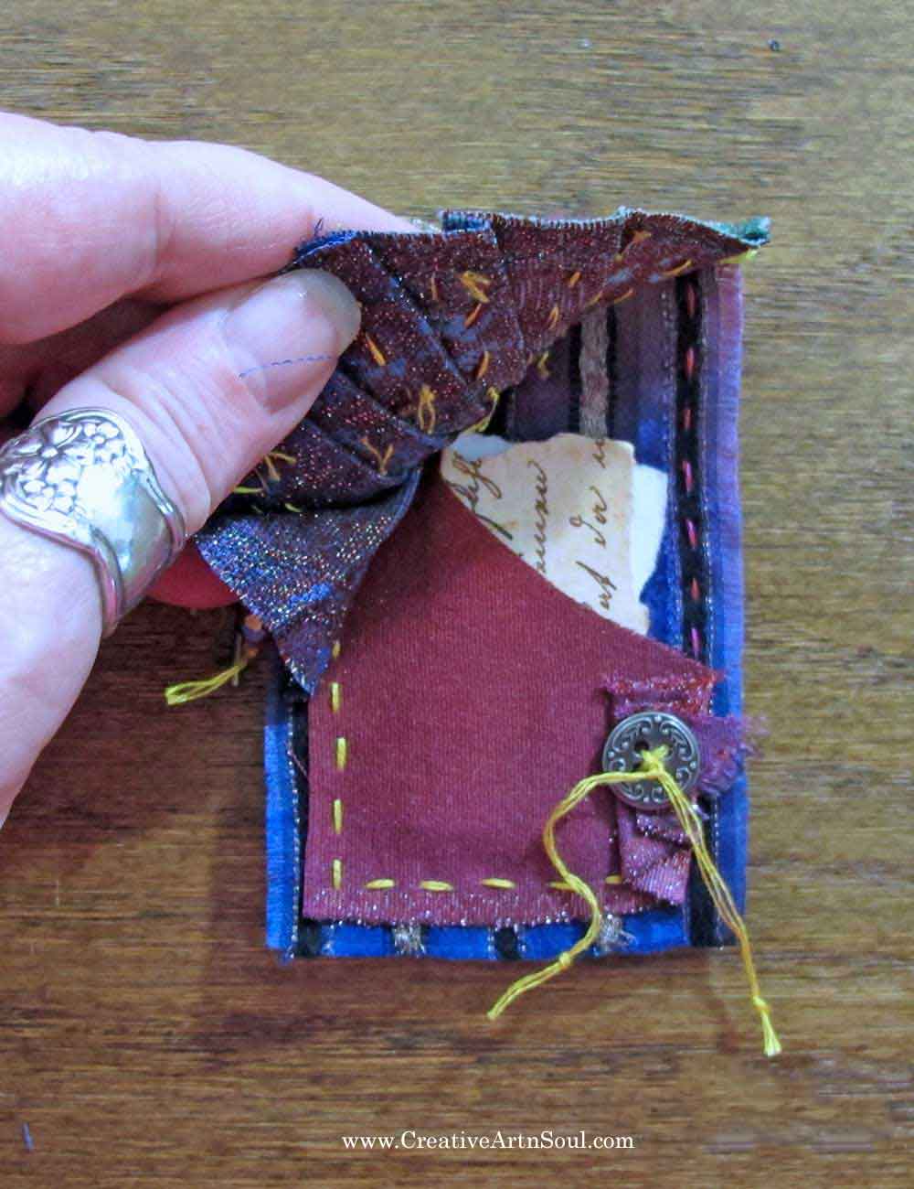 Make Your Own Stitched Mixed Media Mini-Journal